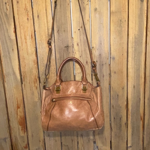 Elliott Lucca Brown Leather Satchel - Picture 13 of 14